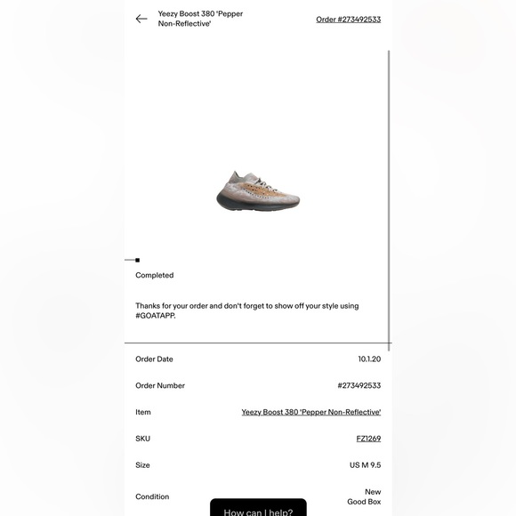 Yeezy Adidas Boost 380 Men’s 9.5 Pepper Non Reflective Pre Owned in Box Kanye Ye - Picture 9 of 11